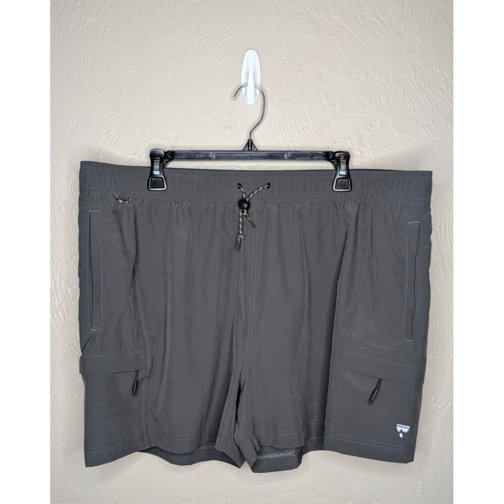 Voyager Womens  XXL  Dark Gray Pack Out Hiking Shorts